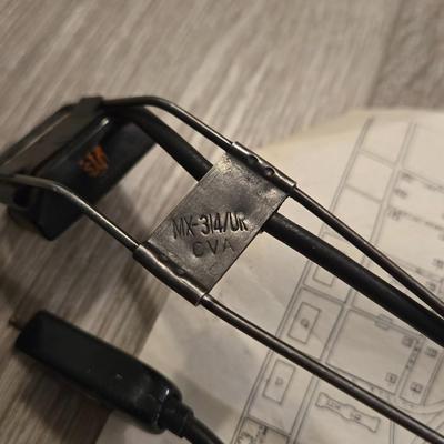 WW2 SOS Key, Randolph Field Map, & Headset
