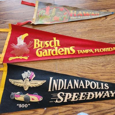 Vintage Pennants Indianapolis Speedway , Busch Garden McDonogh High School