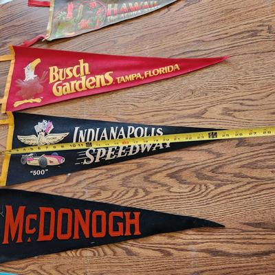 Vintage Pennants Indianapolis Speedway , Busch Garden McDonogh High School