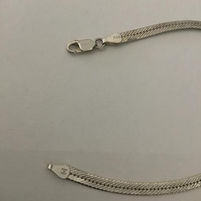 Vintage 925 silver chain bracelet made in Italy