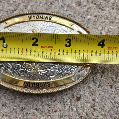 Wyoming Cowboys Belt Buckle