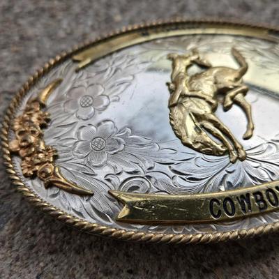 Wyoming Cowboys Belt Buckle