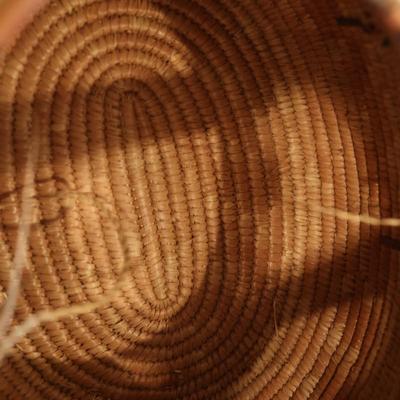 Large Woven Basket with Lid