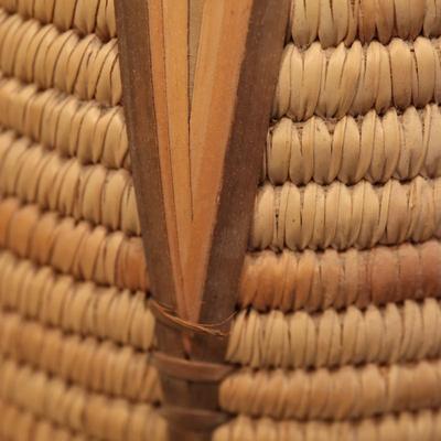 Large Woven Basket with Lid