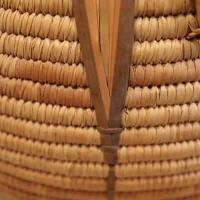 Large Woven Basket with Lid