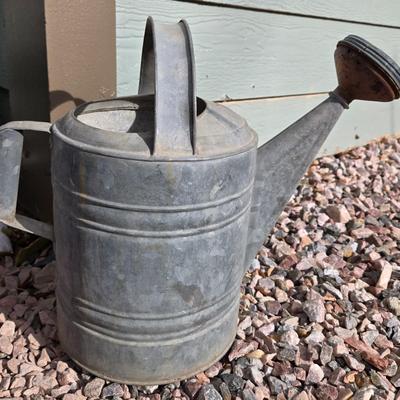 Vintage #10 Metal Watering Can