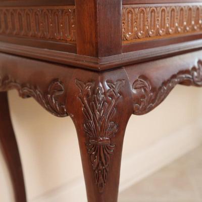 Chippendale Carved Mahogany Console or Sofa Table
