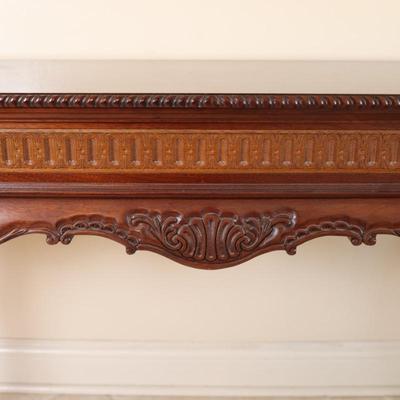 Chippendale Carved Mahogany Console or Sofa Table