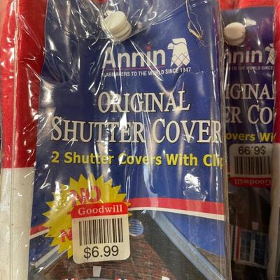 6 packages of patriotic shutter covers