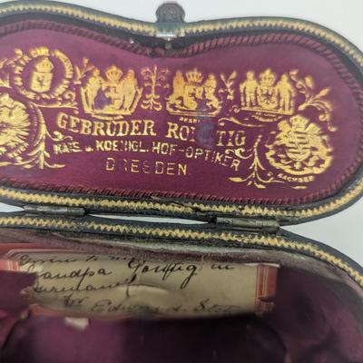 1886 Dresden Mother Of Pearl Opera Glasses Kais Konigil Hof Optiker