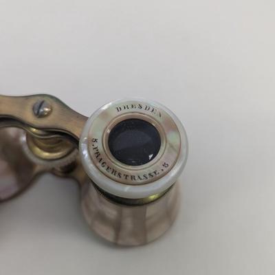 1886 Dresden Mother Of Pearl Opera Glasses Kais Konigil Hof Optiker