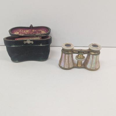 1886 Dresden Mother Of Pearl Opera Glasses Kais Konigil Hof Optiker