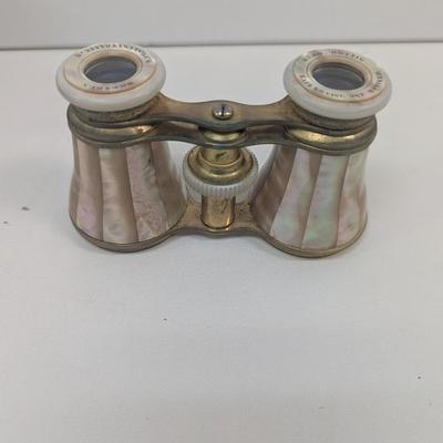 1886 Dresden Mother Of Pearl Opera Glasses Kais Konigil Hof Optiker