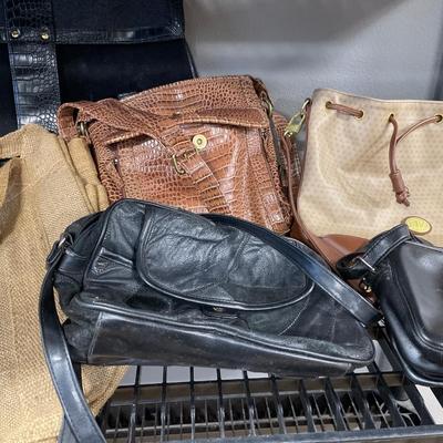 Box full of handbags
