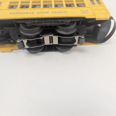 Lionel Post-War #60 Motorized Trolley Blue Lettering