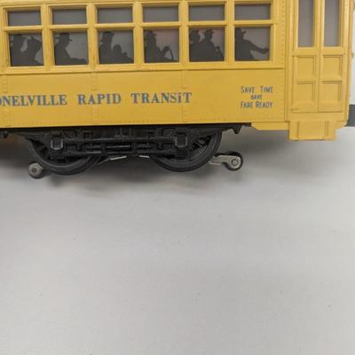 Lionel Post-War #60 Motorized Trolley Blue Lettering