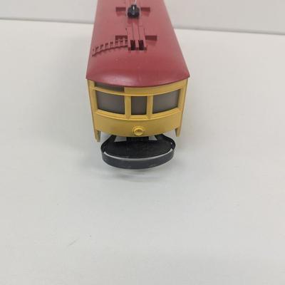Lionel Post-War #60 Motorized Trolley Blue Lettering