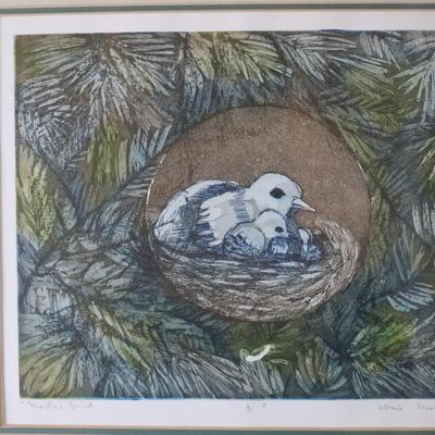 Signed and Titled Framed Artwork