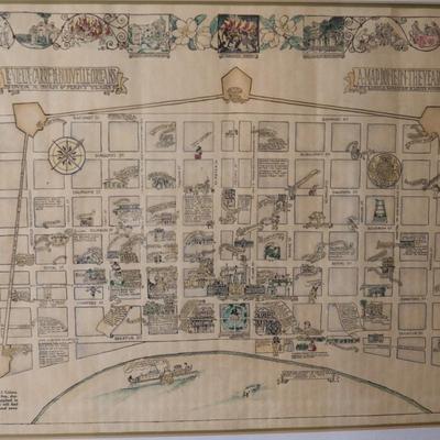 1929 Le Vieux Carre de la Nouvelle Orleans Over a Span of Many Years