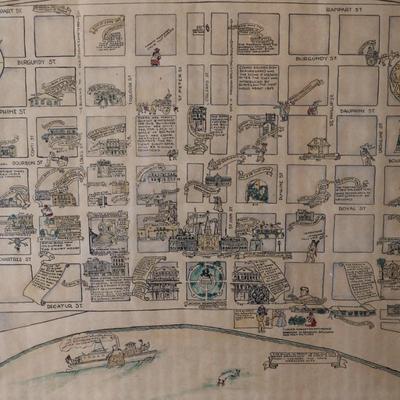 1929 Le Vieux Carre de la Nouvelle Orleans Over a Span of Many Years