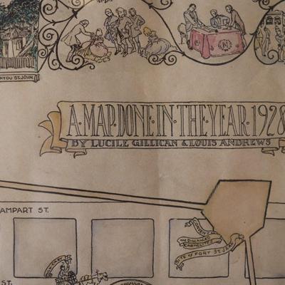 1929 Le Vieux Carre de la Nouvelle Orleans Over a Span of Many Years