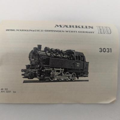 Märklin H0 #3031 Steam Locomotive