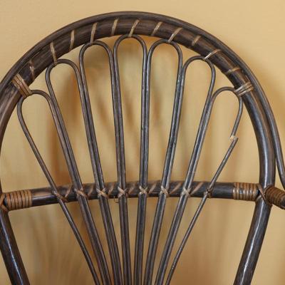 Pair of Vintage Bamboo Arm Chairs (See Details)