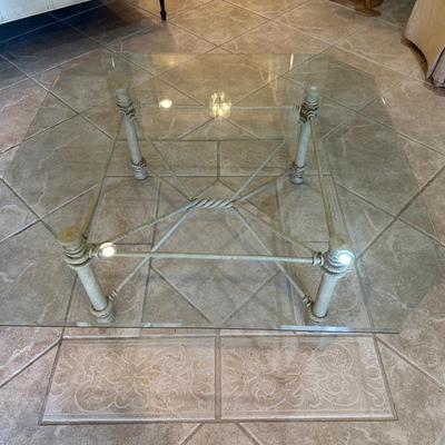 Beveled Glass Coffee Table