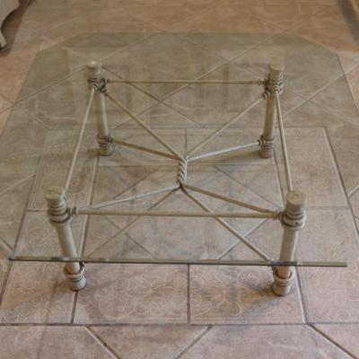 Beveled Glass Coffee Table