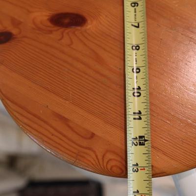 Pair of Mid-Century Wood & Metal Stools