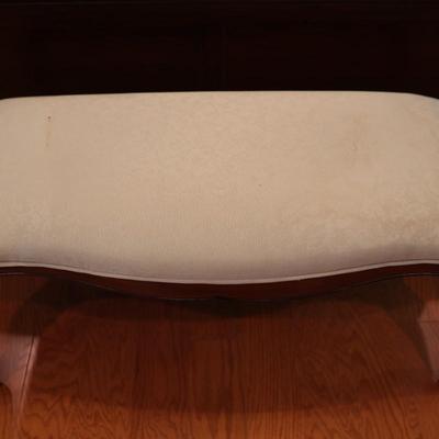 Upholstery and Wood Bench (See Details)