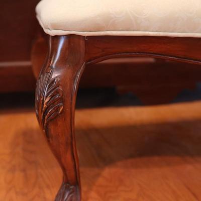 Upholstery and Wood Bench (See Details)