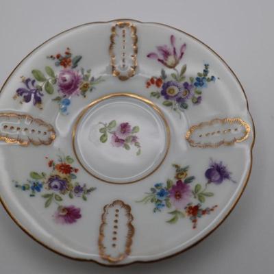 Richard Klemm Dresden Floral Demitasse Cups & Saucers