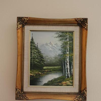 Framed Original Artwork of Nature Scene