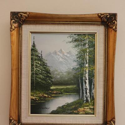 Framed Original Artwork of Nature Scene