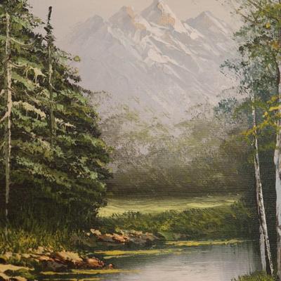 Framed Original Artwork of Nature Scene