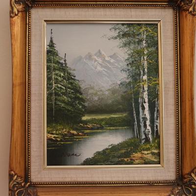 Framed Original Artwork of Nature Scene