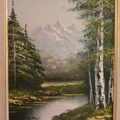 Framed Original Artwork of Nature Scene