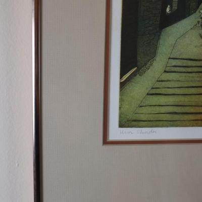 Signed and Titled Framed Artwork