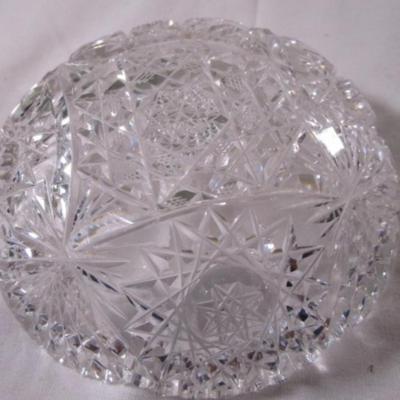 Vintage Cut glass bowl, American Brilliant Period