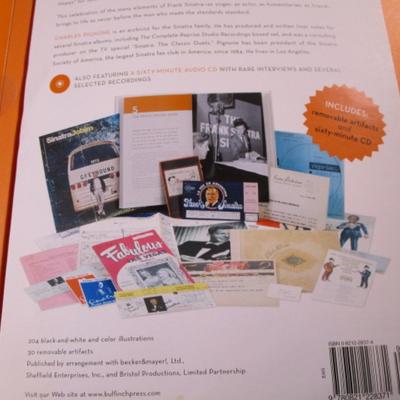 Frank Sinatra Treasures, book & mementos & CD