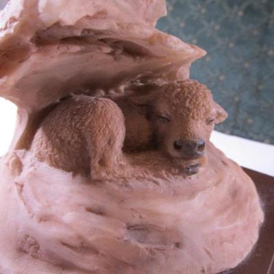 Buffalo Head statuette "Tatanka"