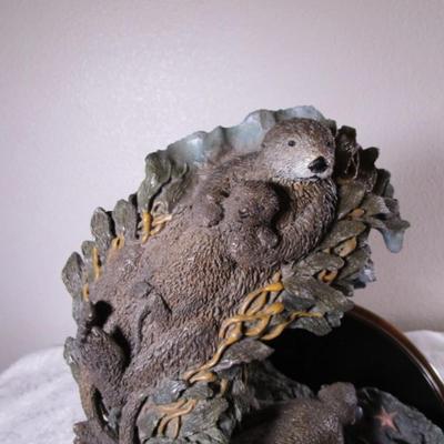 Precious Cargo statuette of otters