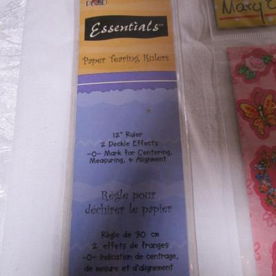 Scrapbooking supplies