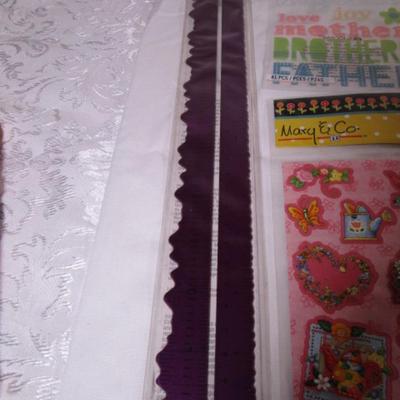 Scrapbooking supplies