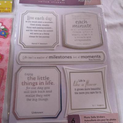 Scrapbooking supplies