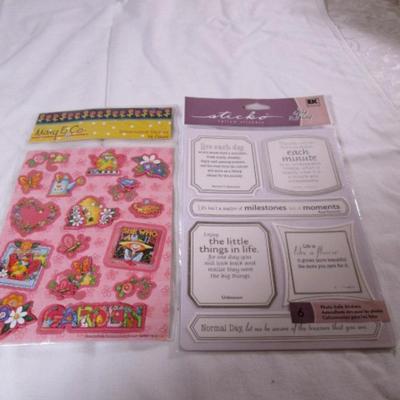 Scrapbooking supplies