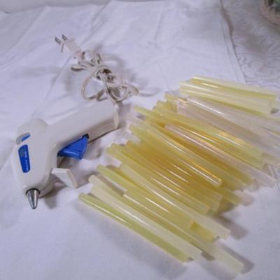 Hight temp mini glue gun & 62 glue sticks