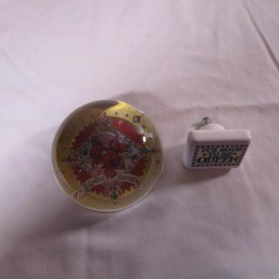 Mary Engelbreit paperweight & doorknob