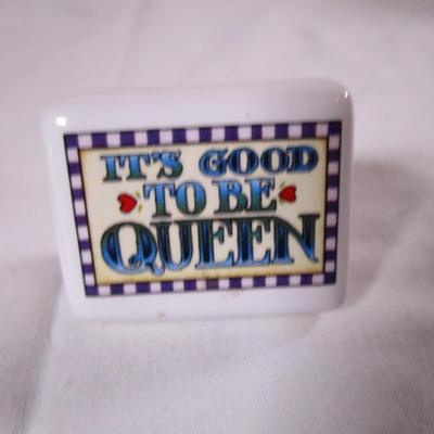 Mary Engelbreit paperweight & doorknob